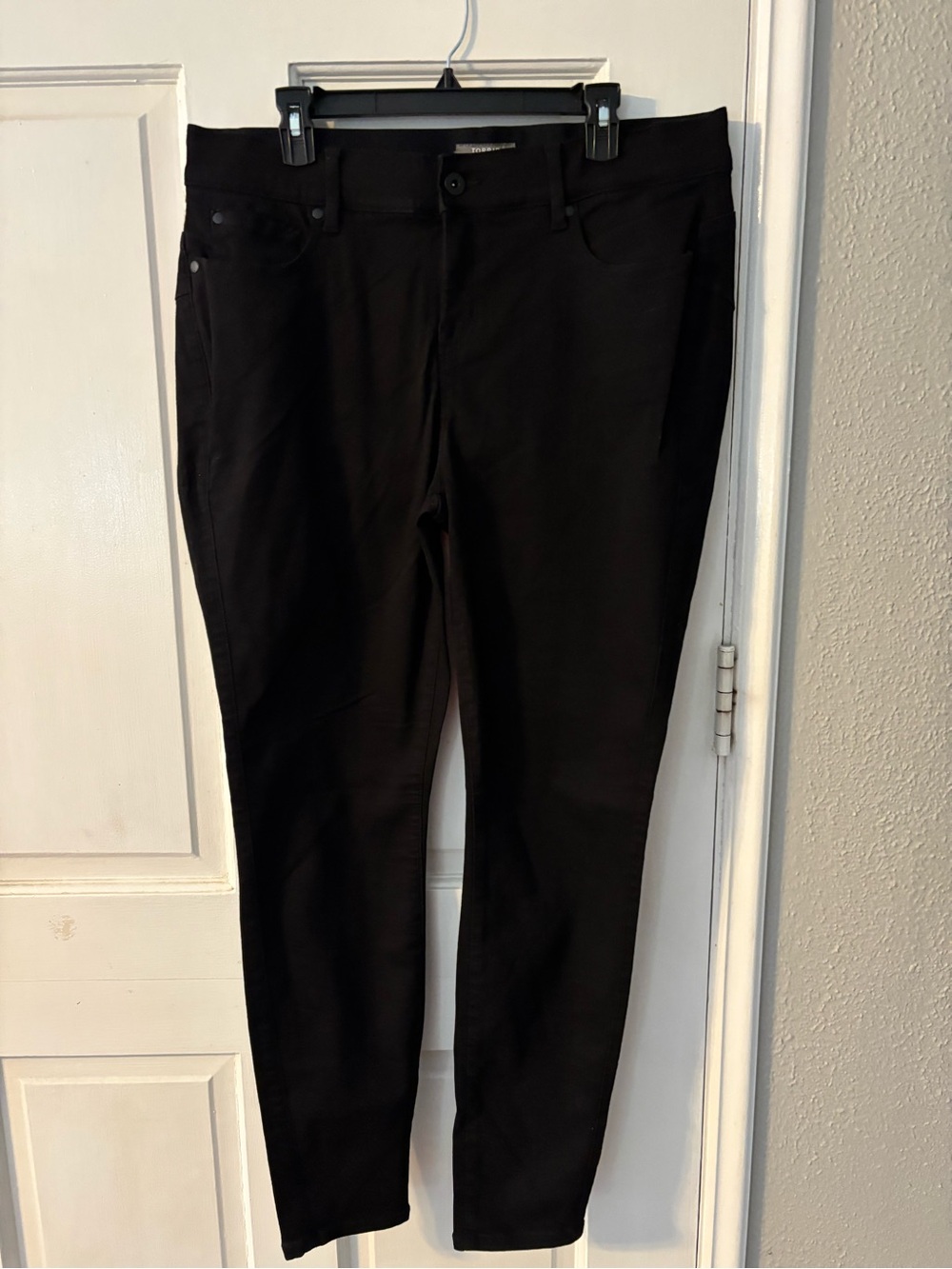 Torrid Women's Black Skinny Pants Premium Stretch Button Zip Solid  18 Tall